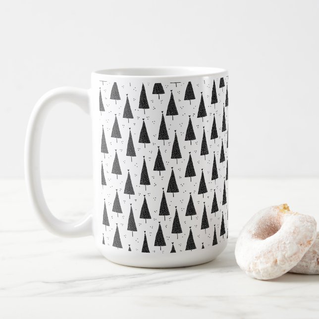 Mug (443 ml) - Christmas Pattern Kaffeetasse (Mit Donut)