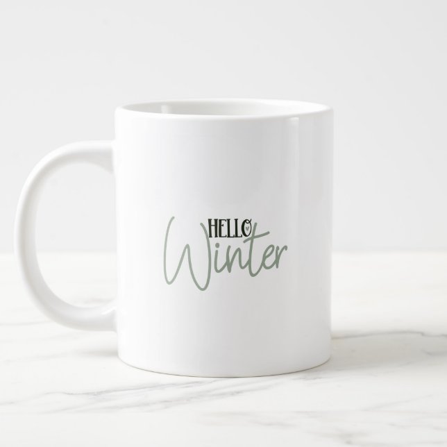 Mug (591 ml) - Hello Winter Jumbo-Tasse (Links)