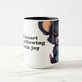 Mug A heart overflowing with joy Tasse