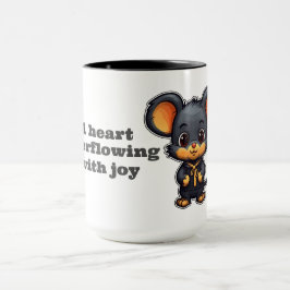 Mug A heart overflowing with joy Tasse