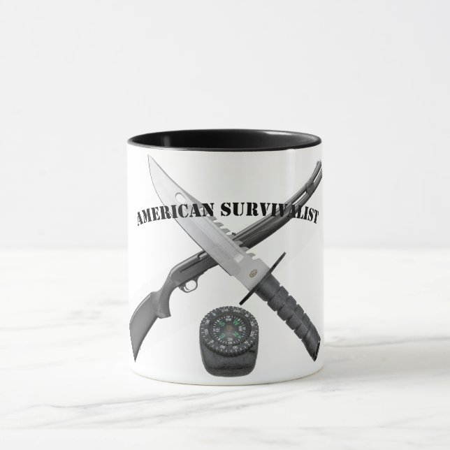 Mug AMERICAN SURVIVALIST Tasse (Zentrum)