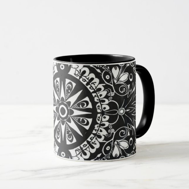 mug, arabisch-islamische Dekoration Tasse (VorderseiteRechts)