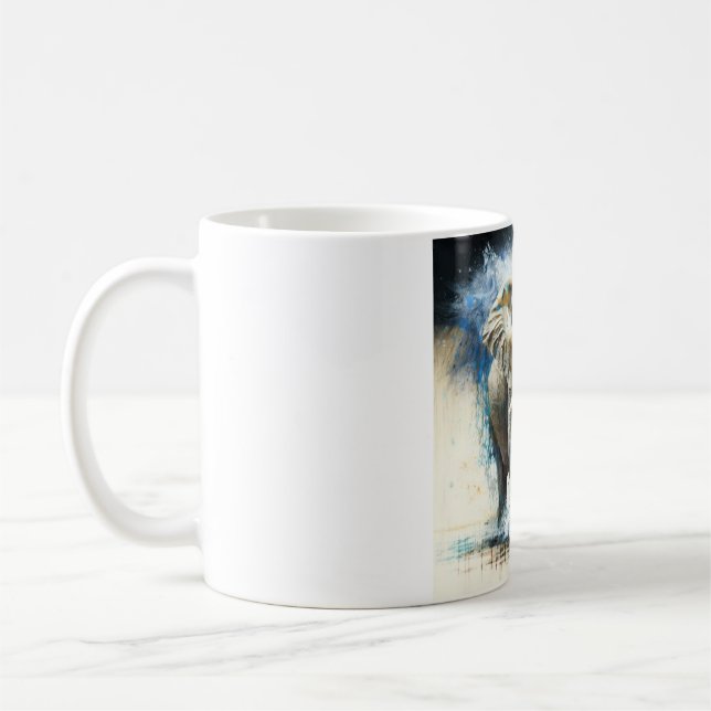 Mug art Elefanten Kaffeetasse (Links)