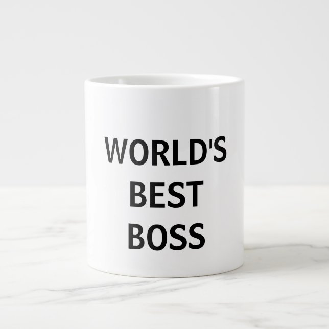 Mug: Bester Chef der Welt Jumbo-Tasse (Vorderseite)