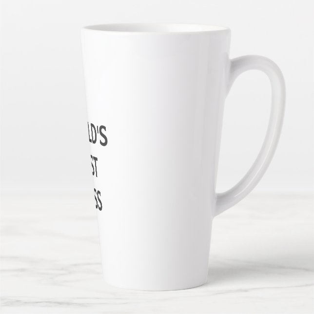 Mug: Bester Chef der Welt Milchtasse (Rechts)