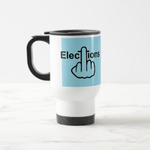 Mug Bird Flipping Elections Flip Reisebecher