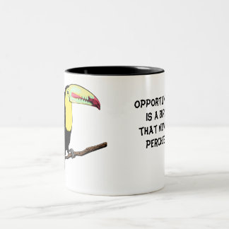Mug Bird Toucan Editable Zweifarbige Tasse