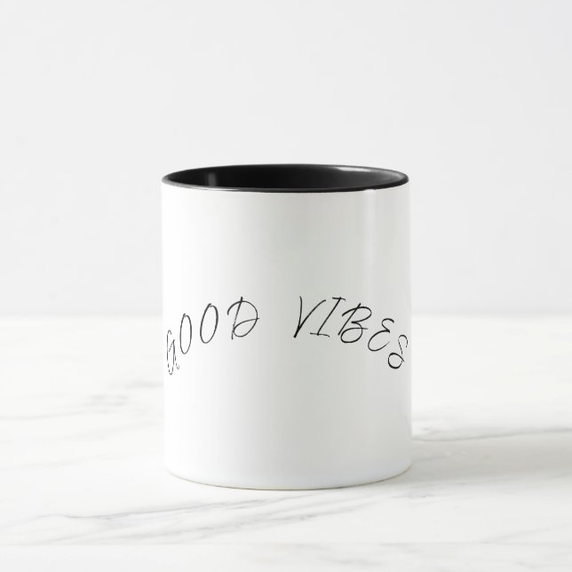 Mug Black & White (Good Vibes) Tasse (Zentrum)