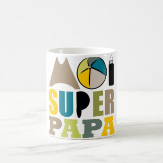 Mug Blanc 325 ml Ich Superpapa - Naturlogo Tasse