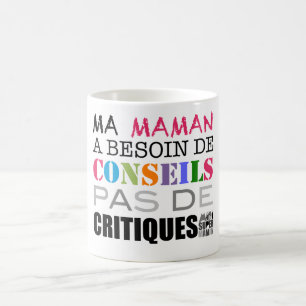 Mug Blanc 325ml Ich Super Mama - Rat Kaffeetasse