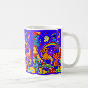 Mug Boys Kinder-Tier-Collage Tasse