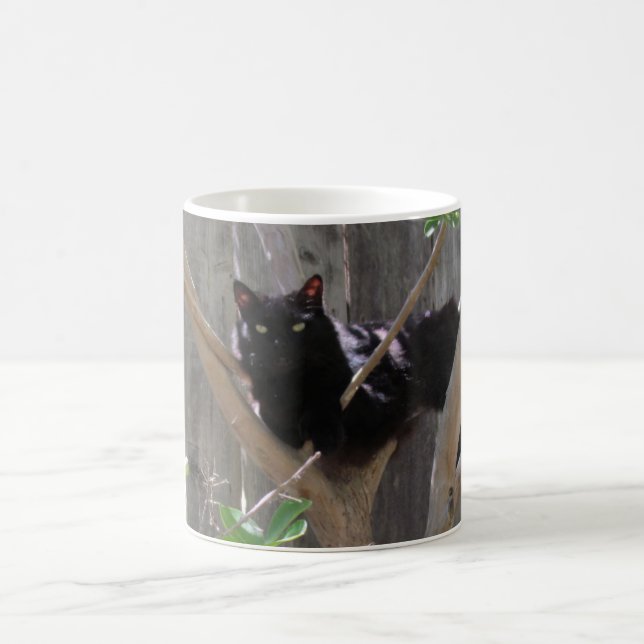 Mug - Cat in Branches Kaffeetasse (Mittel)