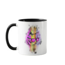 Mug Chat Farben Sonnenbrille