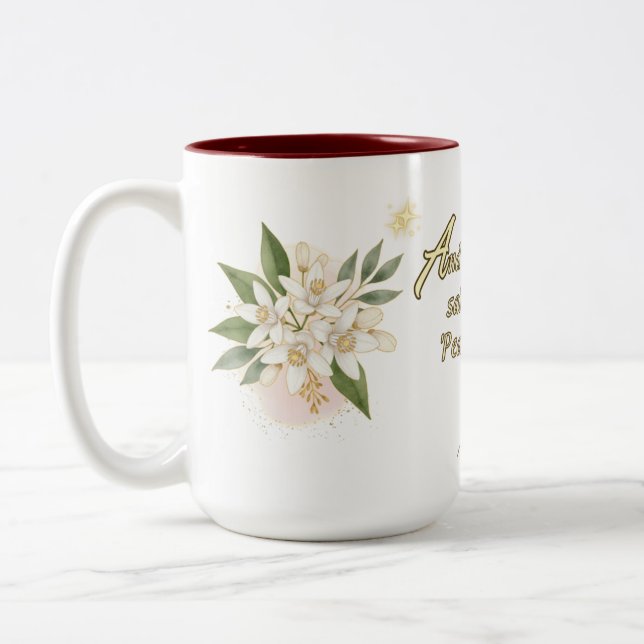 Mug Christian Inspiration Zweifarbige Tasse (Links)