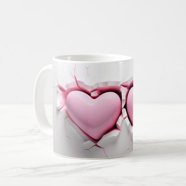 Mug Coeur Serie 1-2 Kaffeetasse (Vorderseite Links)
