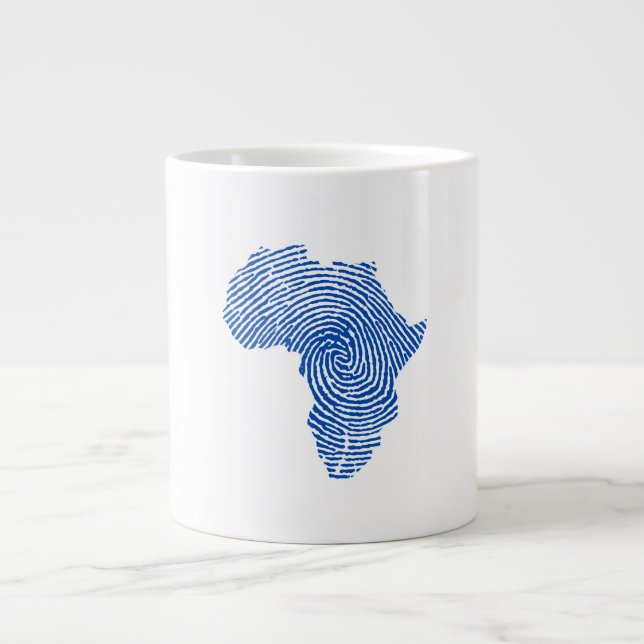 Mug coffee sample AFRICA  Jumbo-Tasse (Vorderseite)