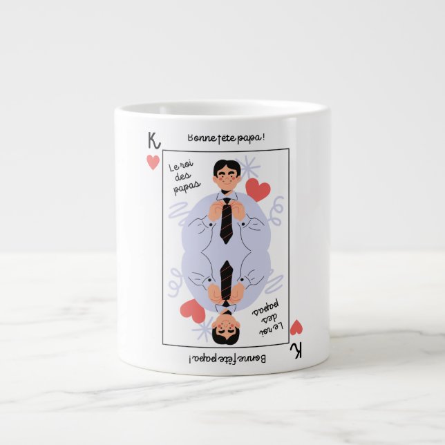 Mug coffee sample bon fêté papa Jumbo-Tasse (Vorderseite)