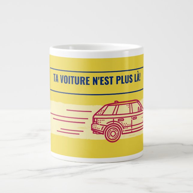 Mug coffee sample car Jumbo-Tasse (Vorderseite)