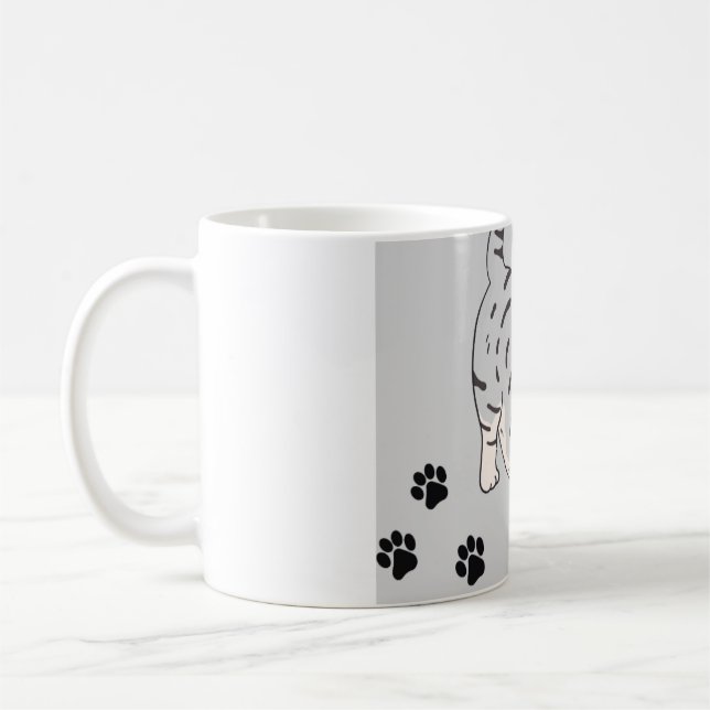 Mug coffee sample logo cat kaffeetasse (Links)