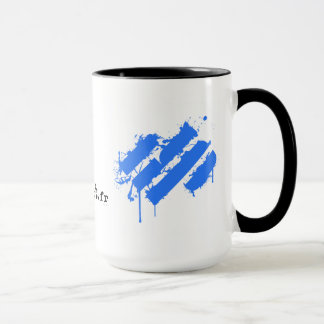 Mug Easysport Black coffee/Blue splatter Tasse