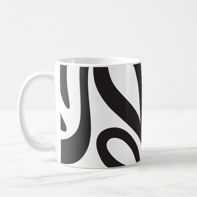 Mug Effect African Zebra. Natur und Minimalismus Kaffeetasse (Links)