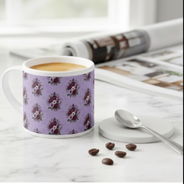 Mug Expresso Bouquet de Violettes Espressotasse (Von Creator hochgeladen)
