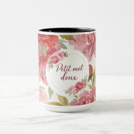 Mug floral Petit mot doux Tasse