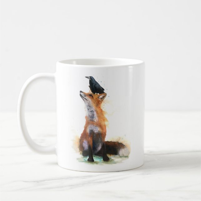 Mug Fuchs und Rabe Kaffeetasse (Links)