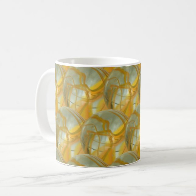 Mug - Glass Marbles Kaffeetasse (Vorderseite Links)