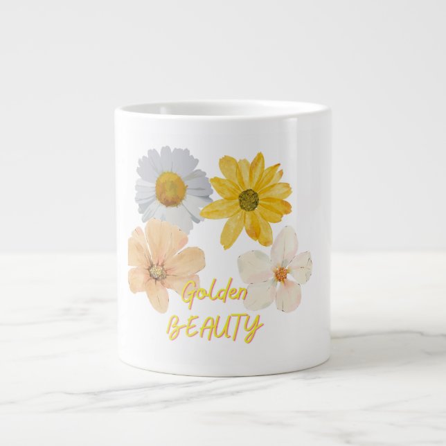 Mug golden beauty Jumbo-Tasse (Vorderseite)