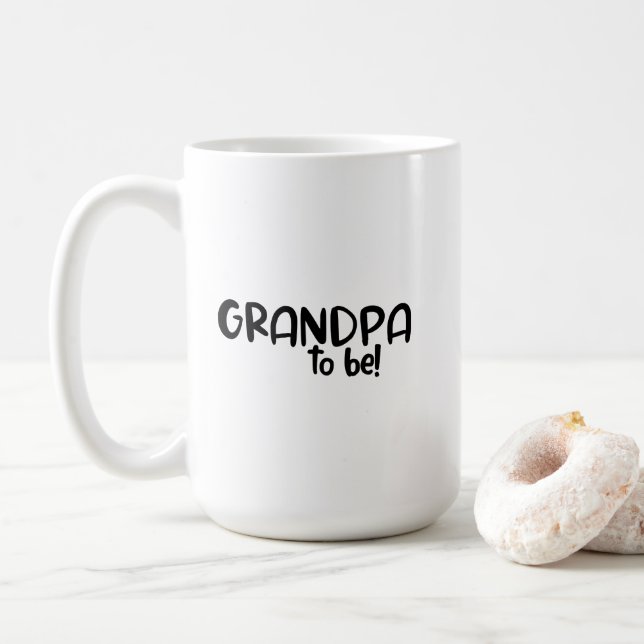 Mug - Grandpa To Be! Kaffeetasse (Mit Donut)