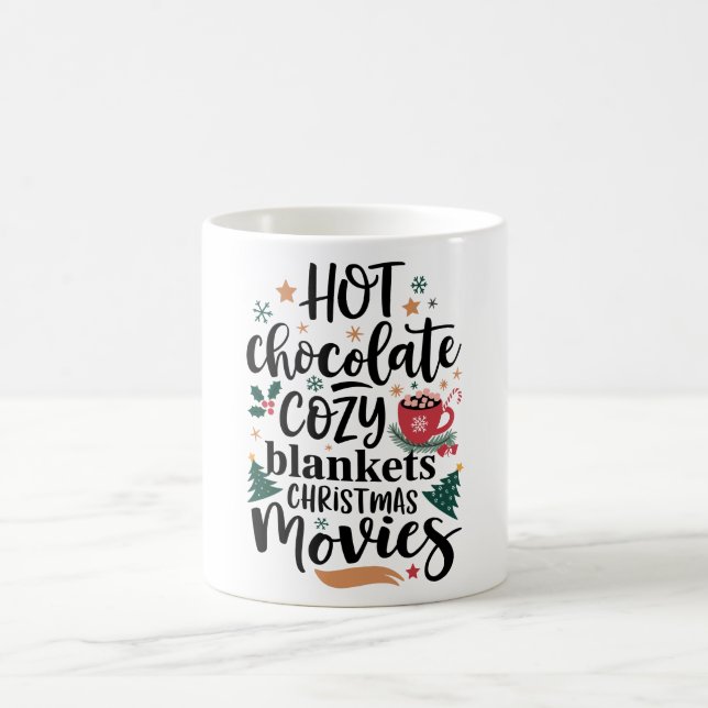 Mug-Hot Chocolate Cozy Christmas Vibes Collection Kaffeetasse (Mittel)