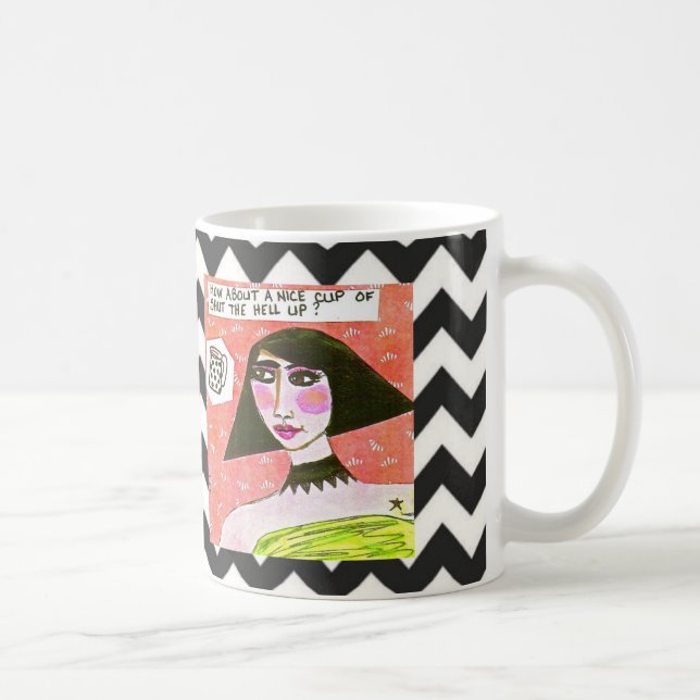 MUG-HOW ÜBER EINE NETTE SCHALE VON OBEN TASSE (Rechts)