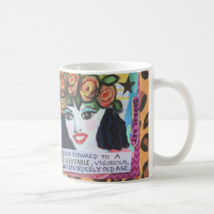 MUG-I BLICK VORWÄRTS ZU EINEM VERRUFENEN, KRÄFTI KAFFEETASSE