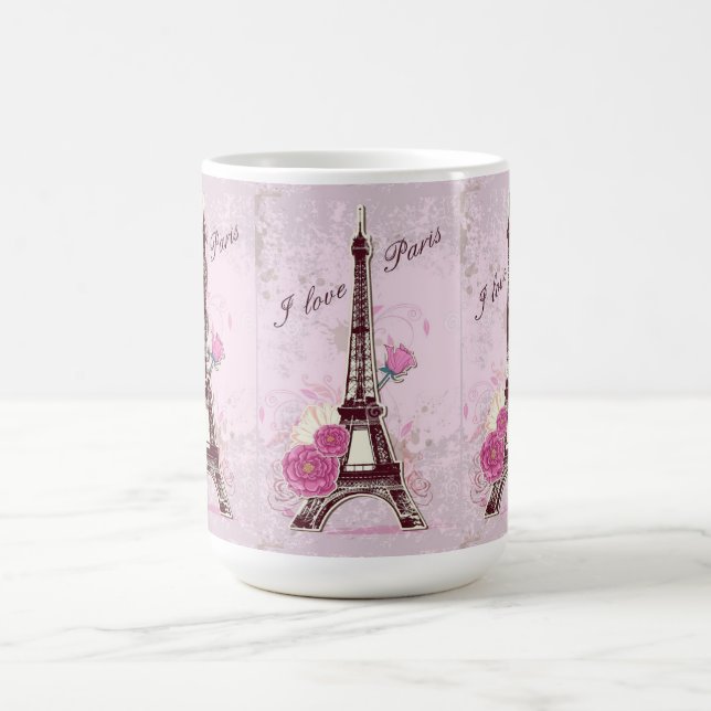 Mug/I Liebe Paris Kaffeetasse (Mittel)