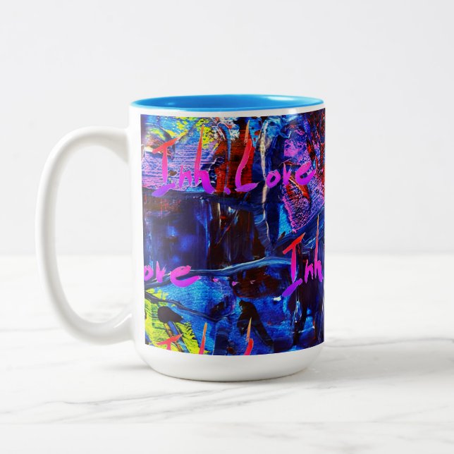 Mug Inh. Love. 3 Zweifarbige Tasse (Links)