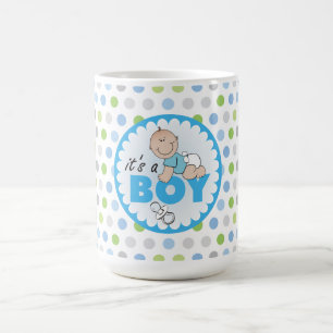 Mug/It ist ein Junge mit Tupfen Kaffeetasse