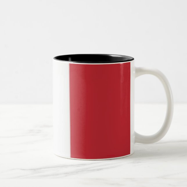 Mug Italy Flag Zweifarbige Tasse (Rechts)