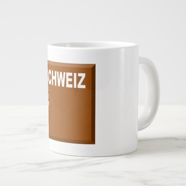 MUG JUMBO BLANCHE CHOCOLATE SCHWEIZ Jumbo-Tasse (Vorderseite Rechts)