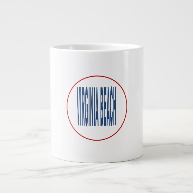 MUG JUMBO VIRGINIA BEACH Jumbo-Tasse (Vorderseite)