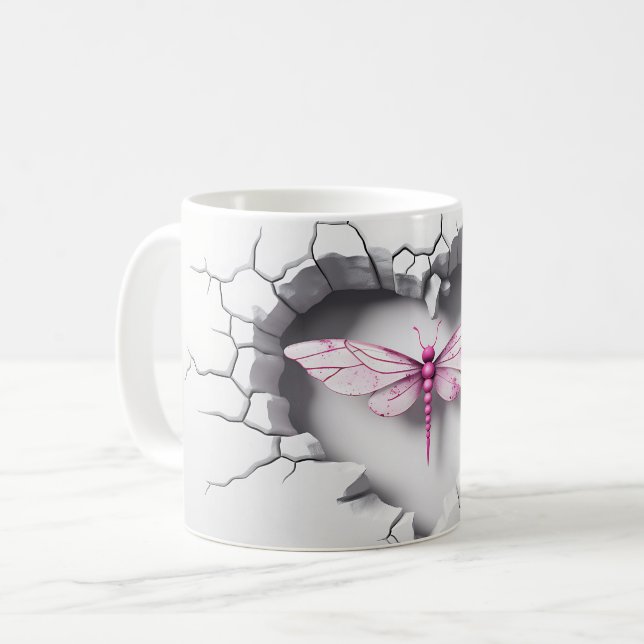 Mug Libellen Reihe 1-6 Kaffeetasse (Vorderseite Links)