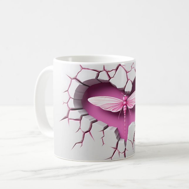 Mug Libellen Reihe 1-8 Kaffeetasse (Vorderseite Links)
