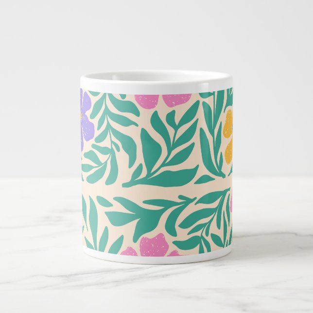 Mug logo flawrs  Jumbo-Tasse (Vorderseite)