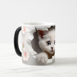 Mug Magic 3D cat Verwandlungstasse