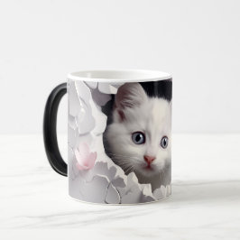 Mug Magic 3D cat Verwandlungstasse