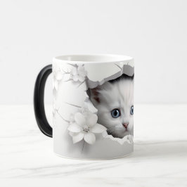 Mug Magic 3D cat Verwandlungstasse