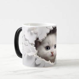 Mug Magic 3D cat Verwandlungstasse