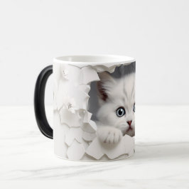 Mug Magic 3D cat Verwandlungstasse