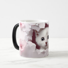 Mug Magic 3D cat Verwandlungstasse