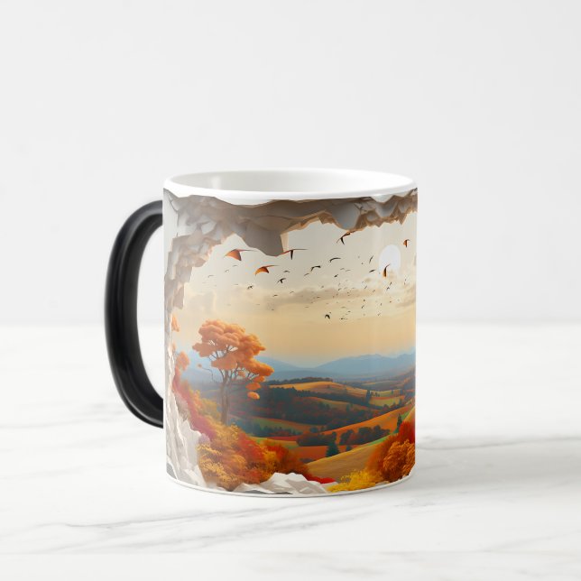 Mug Magic 3D Landscape Verwandlungstasse (Vorderseite Links)